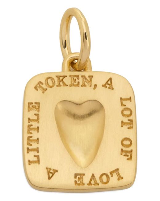 Colgante GP Love Token Monica Vinader de color Brown