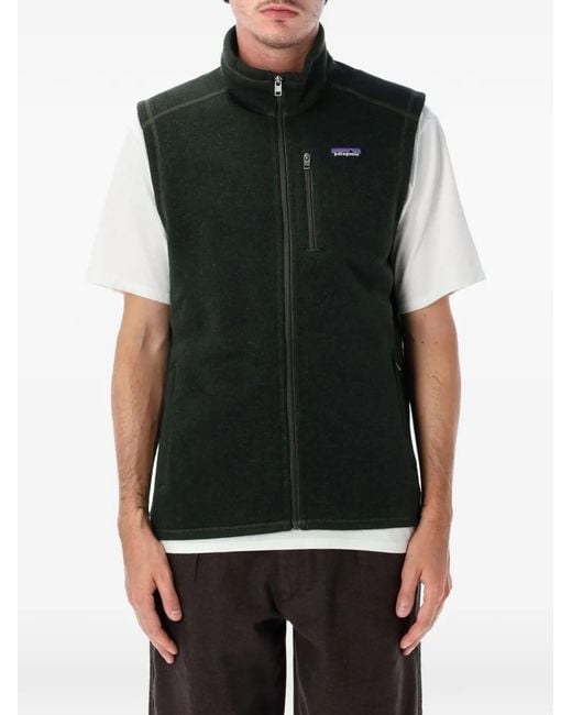 Patagonia Black Zip Full Gilet for men