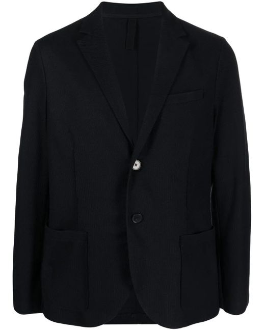Harris Wharf London Blazer Met Enkele Rij Knopen in het Black voor heren