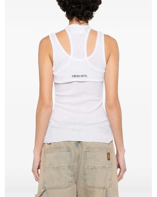 Circus Hotel White Halterneck Top