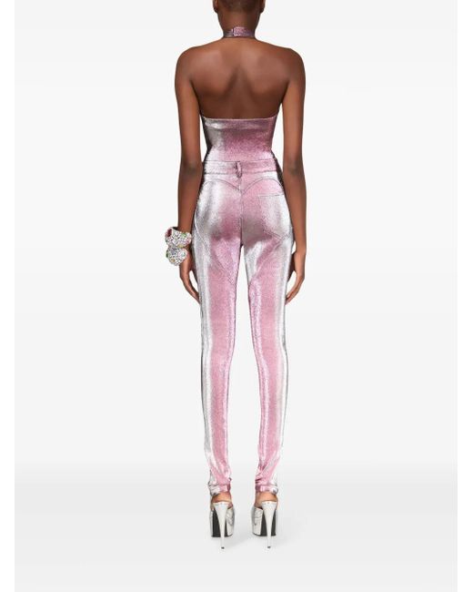 Area Purple Halterneck Top