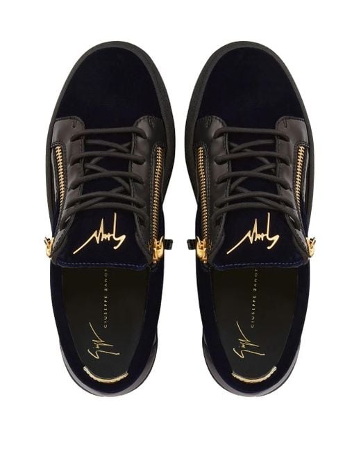 Giuseppe Zanotti Black Trainers for men