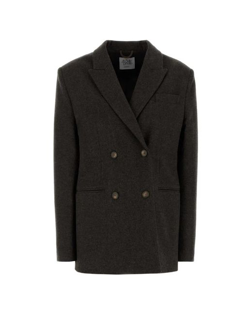 LE SULLY STUDIO Black Double-Breasted Blazer