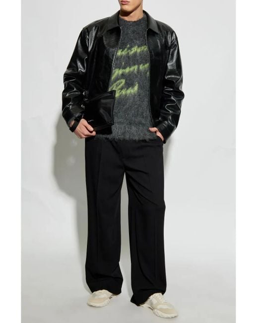 Givenchy Black Leather Jacket for men