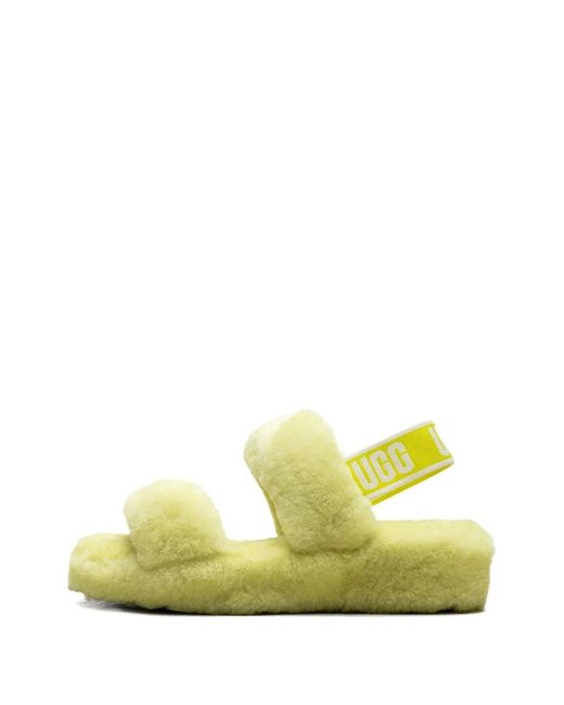 Ugg Green Oh Yeah Slide "Sulfur" Sandals