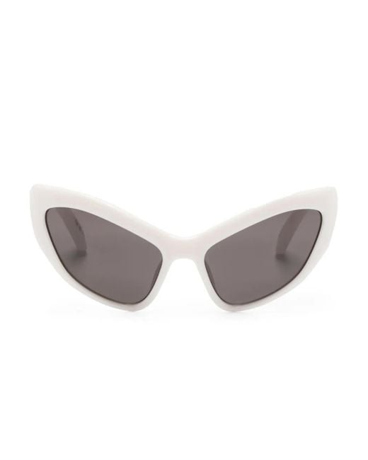 Balenciaga Gray Oversize-Frame Sunglasses