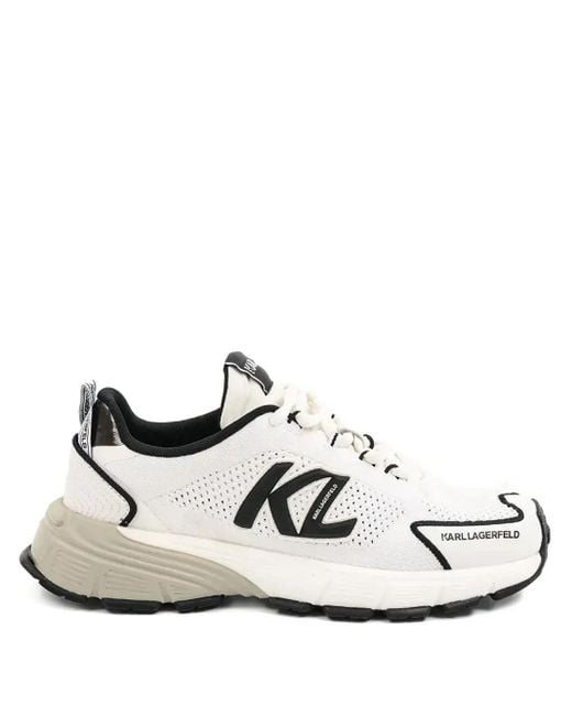 Karl Lagerfeld Logo-appliqué Sneakers White