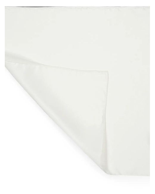 Tom Ford White Silk Pocket Square for men