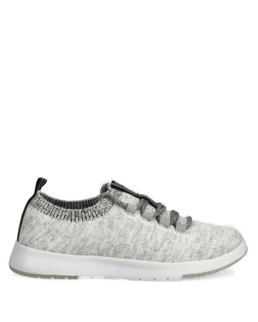 EMU Gray Heidelberg Wool-Knit Sneakers