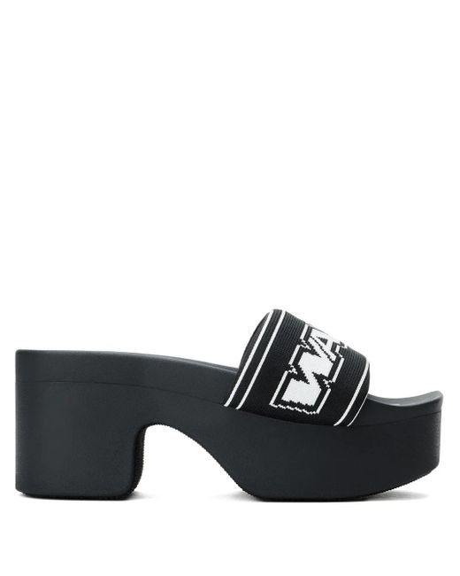 Sandali Con Plateau di Alexander Wang in Black