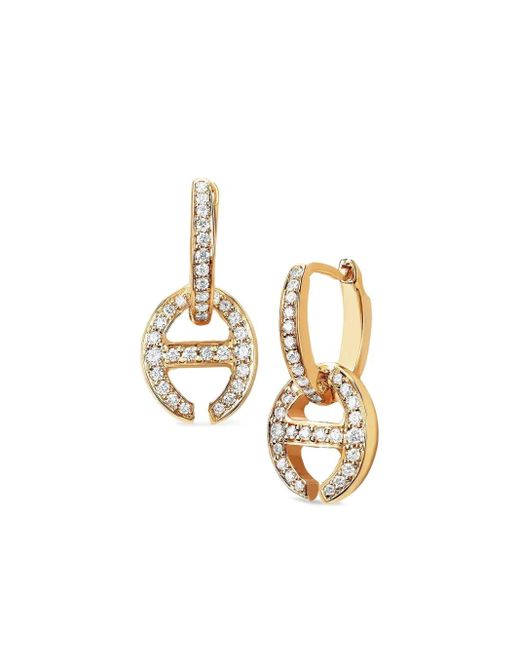 Hoorsenbuhs Metallic 18K Klaasp Diamond Earrings