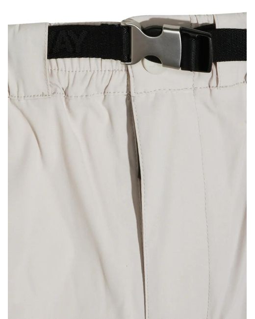 K-Way Blue Buckle Shorts for men