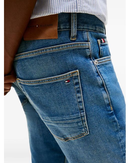 Tommy Hilfiger Blue Denton Five-Pocket Styling Jeans for men