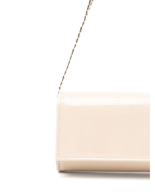 Castagna White Chain-Strap Shoulder Bag