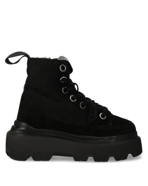 Bottines Vernies À Lacets Inuikii en coloris Black