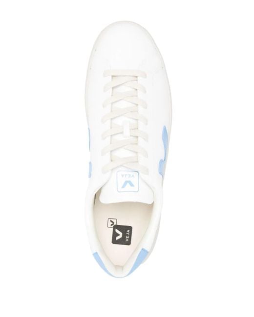 Veja Blue Urca Leather Sneakers for men