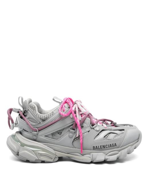 Balenciaga Gray Track Trail Sneakers