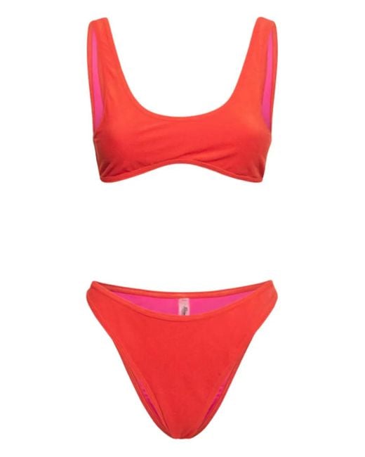 Reina Olga Red Coolio Bikini Set