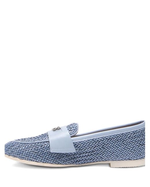 Casadei Blue Hanoi Loafers