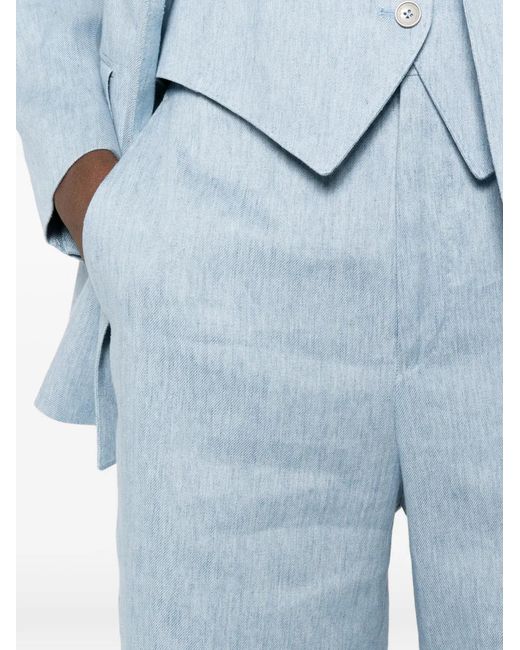 Traje Con Doble Botonadura Tagliatore de color Blue