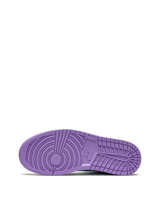 Baskets mi-montantes Air 1 Cuir Nike pour homme en coloris Violet ...