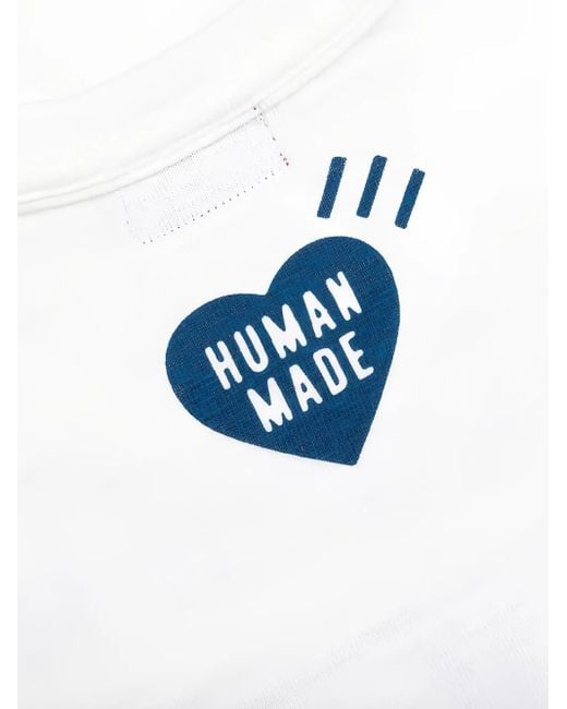 Human Made White Duck-Print T-Shirt for men