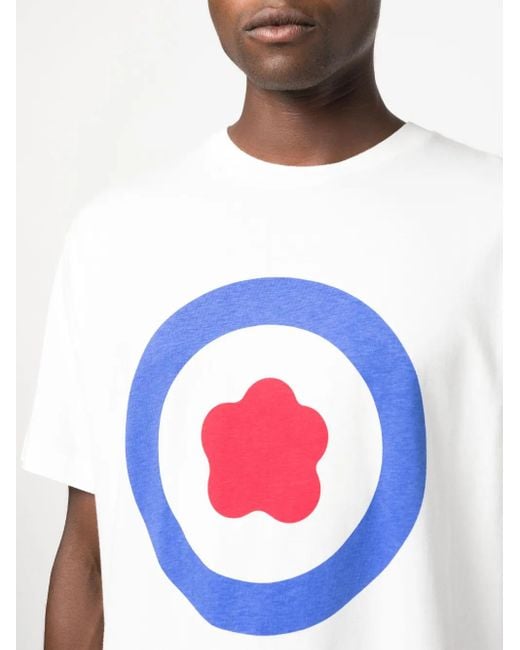 KENZO White Oversize Target T-shirt Off for men