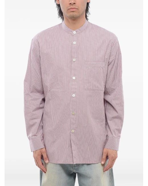 Birkenstock Pink Striped Shirt for men
