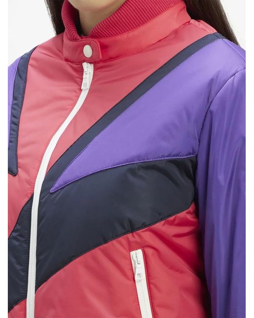 Palm Angels Ski-Jack Met Colourblocking in het Pink