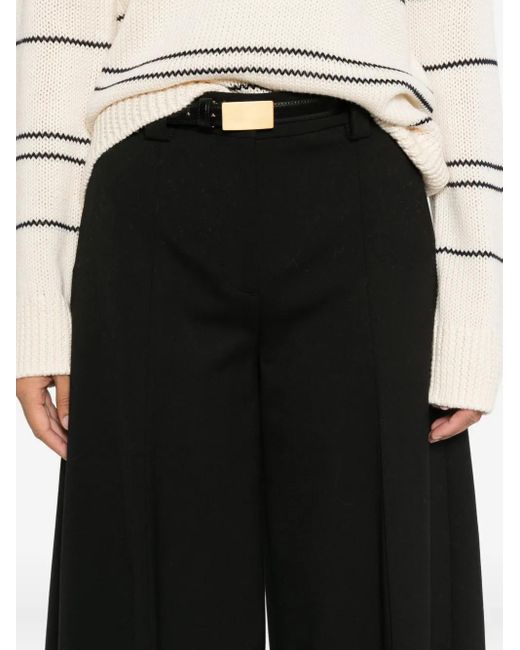 Thelatest Black Pleated Trousers