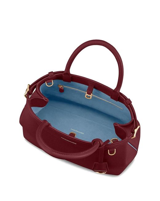 Maison De Sabre Purple Medium Palais Belting Tote Bag