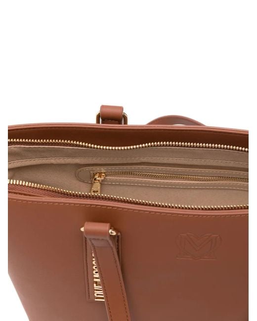 Love Moschino Brown Pure Essential Tote Bag