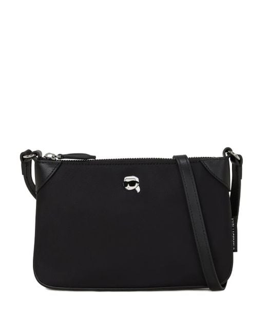 Karl Lagerfeld Black Ikon Umhängetasche