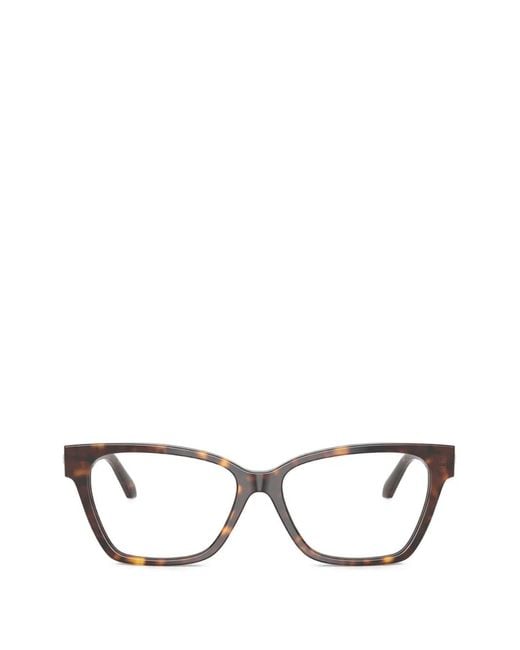 Versace Brown Square-Frame Glasses