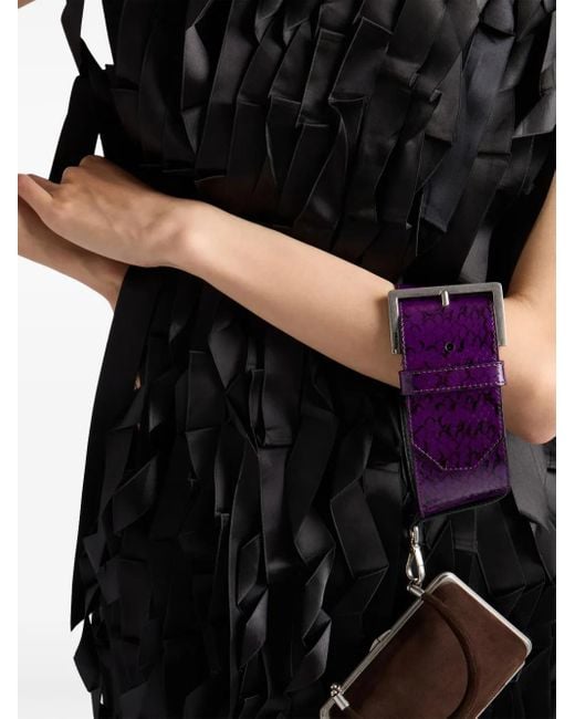 Vestido Sablé Prada de color Black