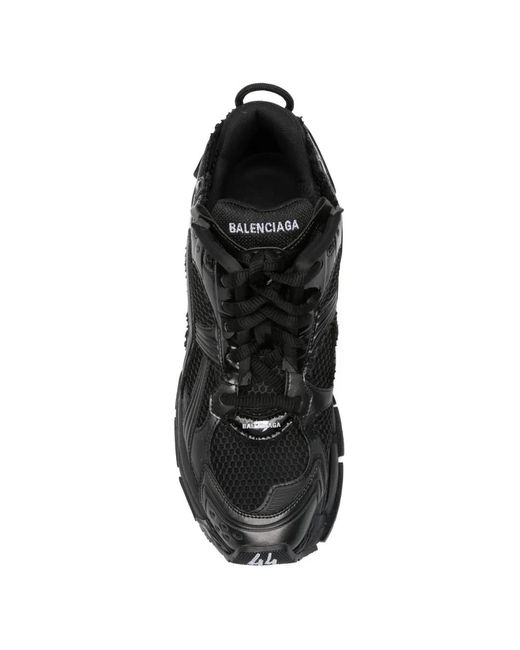 Balenciaga Black Runner Led Lace-Up Sneakers for men