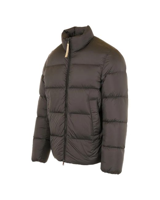 Woolrich Gray Cloud Eagle Quilted Jacket for men