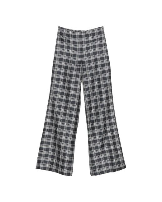 Theory Gray Fluid Trousers