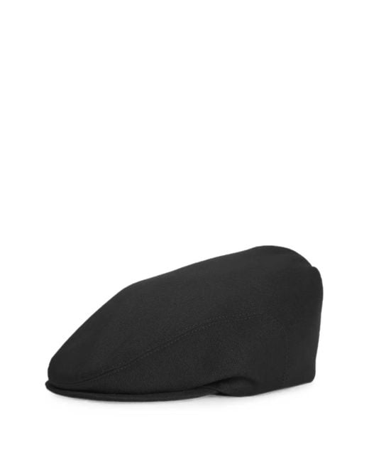 Dolce & Gabbana Black Twill Flat Cap