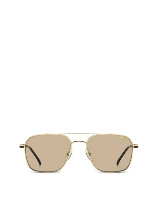 Carrera Natural Rectangle-Frame Double-Bridge Sunglasses for men