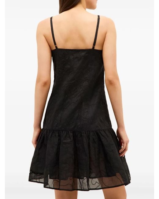 Robe Brodée Anita Marie Oliver en coloris Black