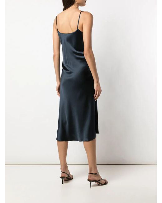 Voz Blue Camisole Midi Dress