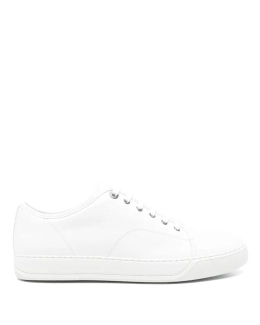 Lanvin White Leather Sneakers for men