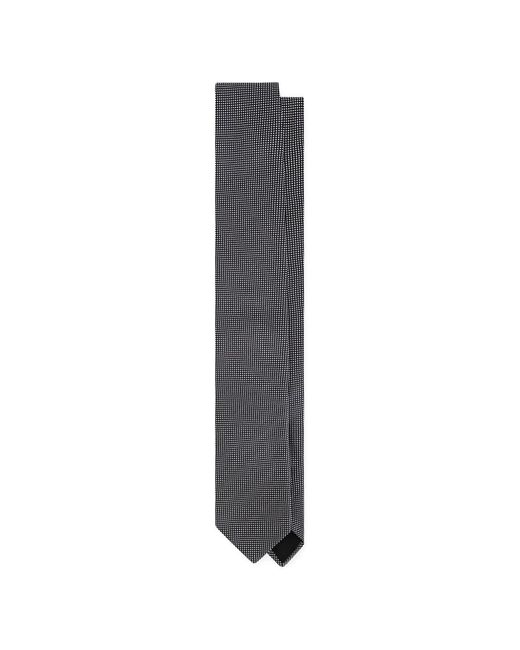 Lardini White Micro-Dot Silk Tie for men