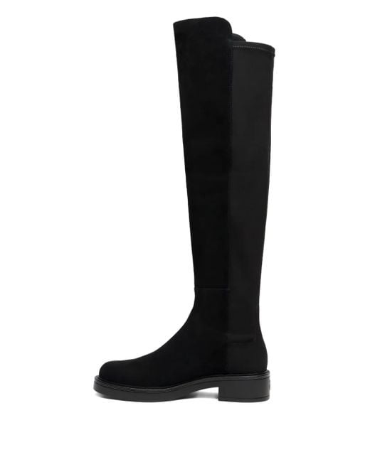 Stuart Weitzman Black 5050 Celia Stiefel