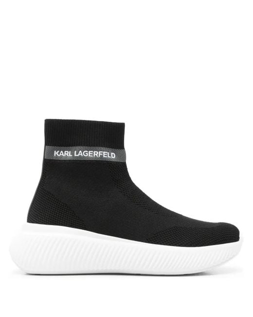 Karl Lagerfeld Black Kreeper Run Sneakers