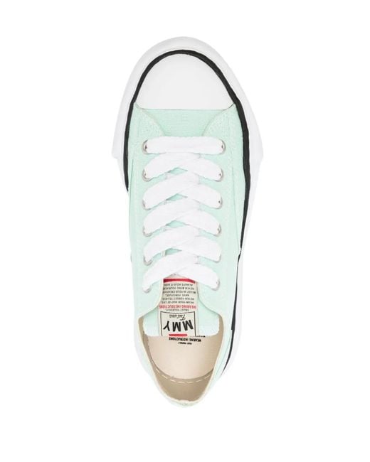 Maison Mihara Yasuhiro White "hank" Og Sole Canvas Low-top Sneaker