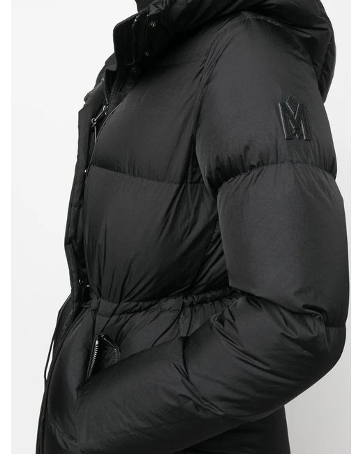 Mackage Black Padded Zip-Up Coat
