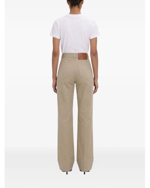 Victoria Beckham Natural Alina Patch-Pockets Jeans