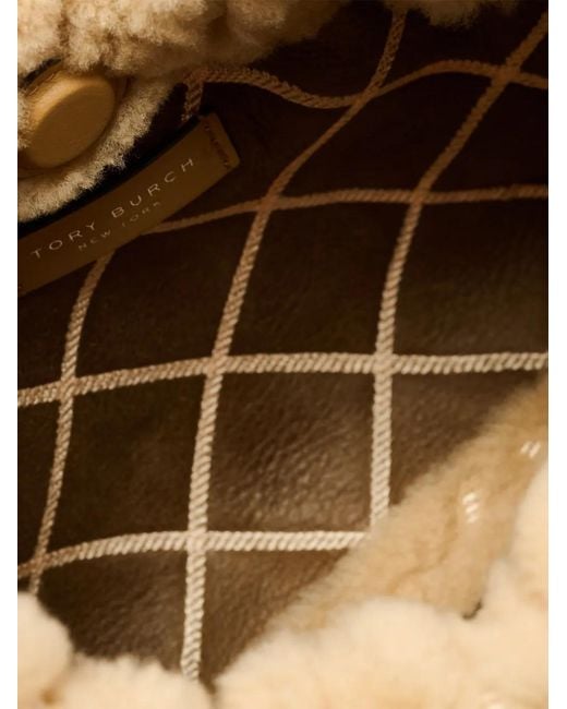 Tory Burch Natural Quilted Chain-Strap Shoulder Bag